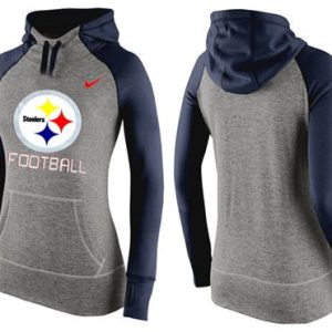 Nike Pittsburgh Steelers Performance Hoodie Grey Dark Blue_1
