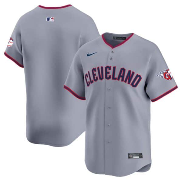 Cleveland Guardians Blank Gray 2025 Alternate Limited Stitched Jersey