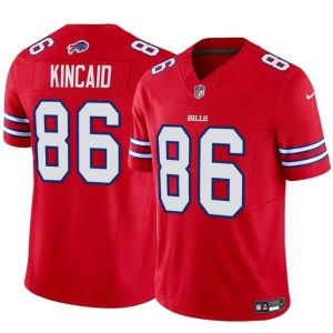 Buffalo Bills #86 Dalton Kincaid Red 2024 F.U.S.E. Vapor Untouchable Limited Stitched Jersey