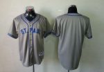 Twins Blank Grey 1948 St. Paul Saints Turn Back The Clock Stitched Jersey