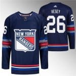 New York Rangers #26 Jimmy Vesey Navy Stitched Jersey