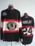 Blackhawks #24 Martin Havlat Winter Classic Stitched Black Jersey