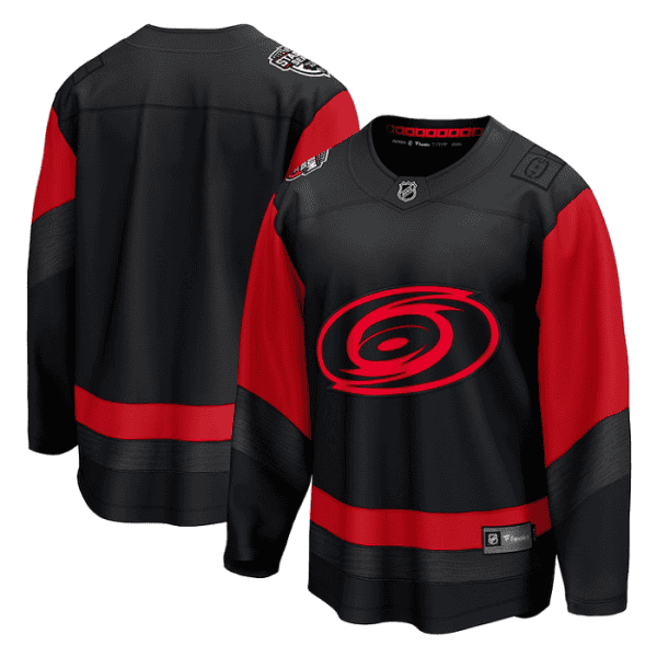 Carolina Hurricanes Blank Black Red Stadium Series Breakaway Stitched Jersey