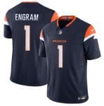 Denver Broncos #1 Evan Engram Navy 2025 F.U.S.E. Alternate Vapor Limited Stitched Jersey