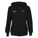 San Diego Chargers Stadium Rally Full Zip Hoodie Black