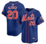 New York Mets #20 Pete Alonso Royal 2024 Alternate Limited Stitched Jersey