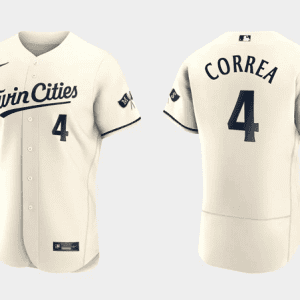 Minnesota Twins #4 Carlos Correa Cream Flex Base Stitched Jersey