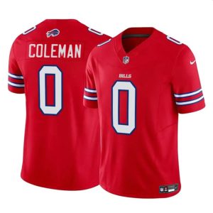 Buffalo Bills #0 Keon Coleman Red 2024 Draft F.U.S.E. Vapor Untouchable Limited Stitched Jersey