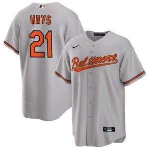 Baltimore Orioles #21 Austin Hays Gray Cool Base Stitched Jersey