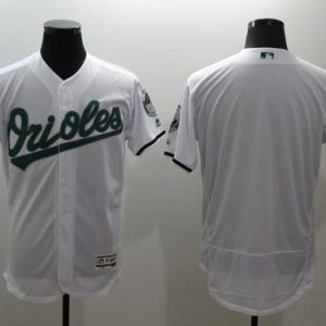 Orioles Blank White Celtic Flexbase Authentic Collection Stitched Jersey