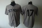 Mitchell And Ness 1968 Tigers #17 Denny McLain Grey Stitched Jersey