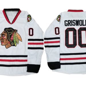 Chicago Blackhawks #00 Clark Griswold White Stitched Jersey