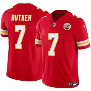Kansas City Chiefs #7 Harrison Butker Red 2024 F.U.S.E Vapor Untouchable Limited Stitched Jersey