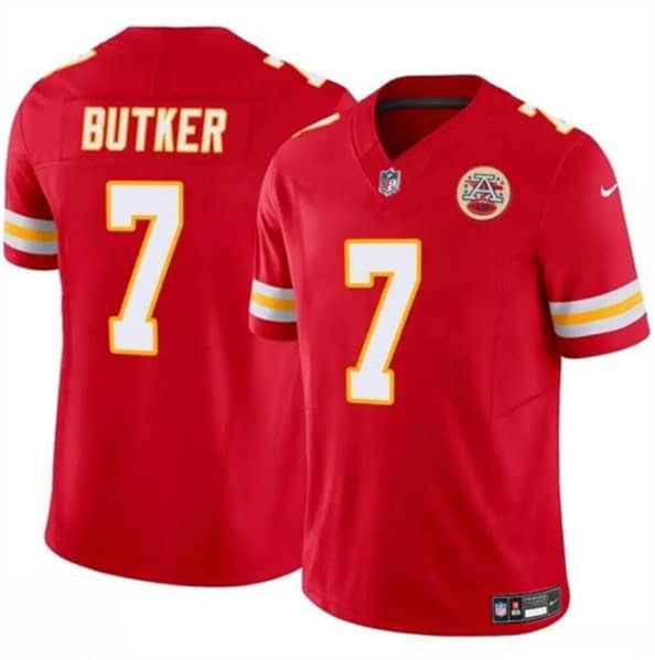 Kansas City Chiefs #7 Harrison Butker Red 2024 F.U.S.E Vapor Untouchable Limited Stitched Jersey