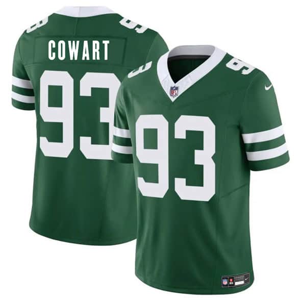 New York Jets #93 Byron Cowart Green 2025 F.U.S.E. Vapor Untouchable Limited Stitched Jersey