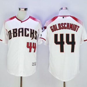 Diamondbacks #44 Paul Goldschmidt White Brick New Cool Base Stitched Jersey