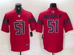 Houston Texans #51 Will Anderson Jr. Red Vapor Untouchable Stitched Jersey