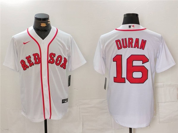Boston Red Sox #16 Jarren Duran White Stitched Jersey