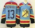 Florida Panthers #13 Sam Reinhart Blue Reverse Retro Stitched Authentic Jersey