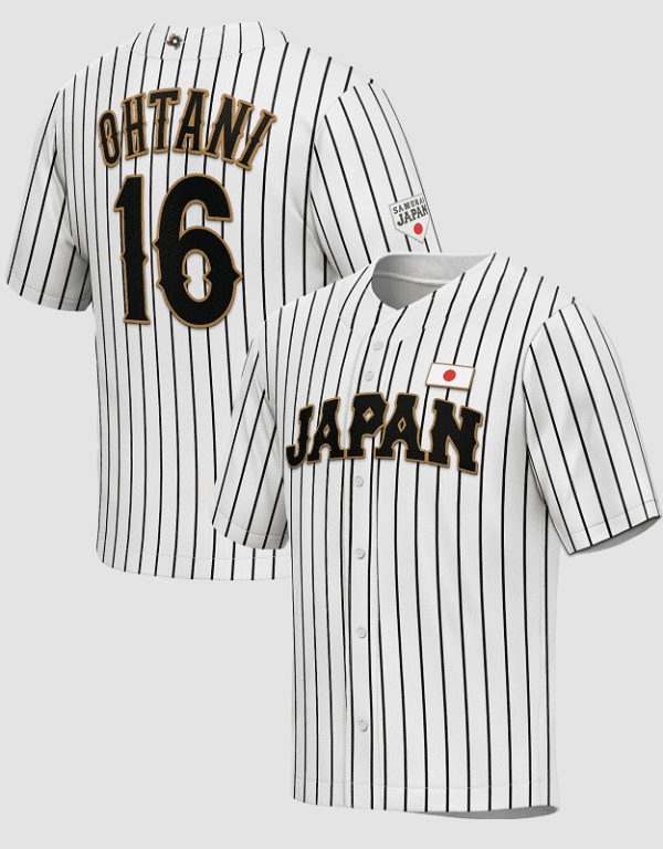 Japan Custom 2023 White World Classic Stitched Jersey