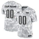 Washington Commanders Custom 2024 F.U.S.E. Arctic Camo Salute To Service Limited Stitched Jersey