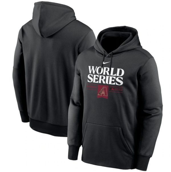 Arizona Diamondbacks Black 2023 World Series Collection Dugout Pullover Hoodie