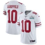 San Francisco 49ers #10 Jimmy Garoppolo White Super Bowl LIV Vaper Untouchable Limited Stitched Jersey