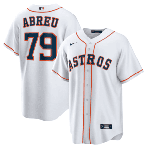 Houston Astros #79 Jos¨¦ Abreu White Cool Base Stitched Jersey