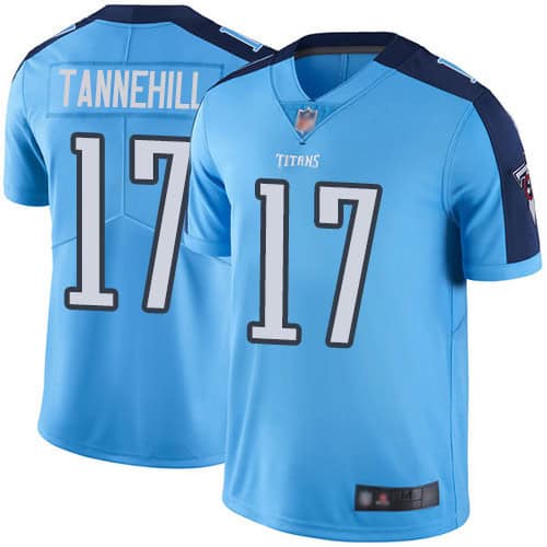 Tennessee Titans #17 Ryan Tannehill Light Blue Vapor Untouchable Limited Stitched Jersey