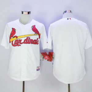 Cardinals Blank White Cool Base Stitched Jersey