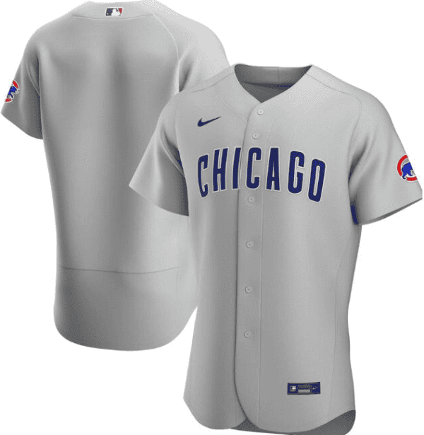 Chicago Cubs Grey Flex Base Stitched Jersey