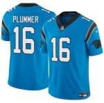 Carolina Panthers #16 Jack Plummer Blue 2024 F.U.S.E. Vapor Limited Football Stitched Jersey