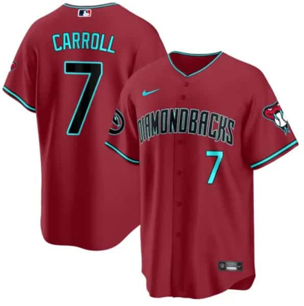 Arizona Diamondbacks Custom Red 2024 Cool Base Stitched Jersey