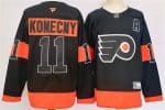 Philadelphia Flyers #11 Travis Konecny Black 2024 Stitched Jersey