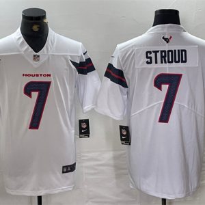 Houston Texans #7 C.J. Stroud White Vapor Untouchable Football Stitched Jersey