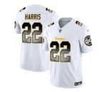 Pittsburgh Steelers #22 Najee Harris White 2023 F.U.S.E. Smoke Vapor Untouchable Limited Stitched Jersey