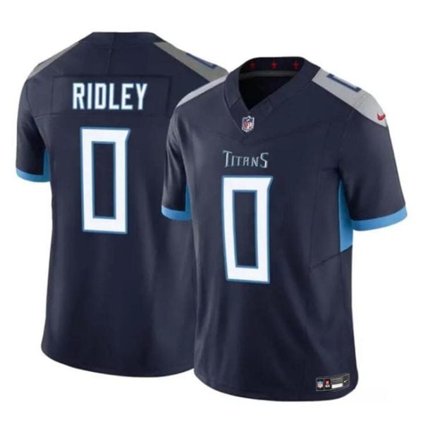 Tennessee Titans #0 Calvin Ridley Navy 2023 F.U.S.E. Vapor Limited Stitched Jersey