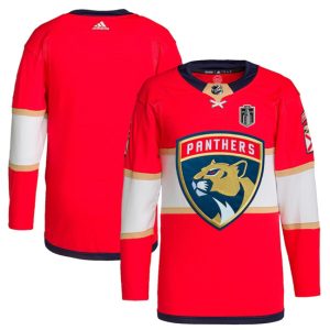 Florida Panthers Blank Red 2024 Stanley Cup Final Patch Stitched Jersey