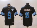 Detroit Lions #9 Jameson Williams Black 2024 F.U.S.E. 2nd Alternate With Patch Vapor Limited Stitched Jersey
