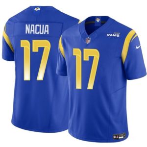 Los Angeles Rams #17 Puka Nacua Blue 2023 F.U.S.E. Vapor Untouchable Stitched Jersey
