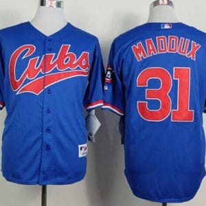 Cubs #31 Greg Maddux Blue 1994 Turn Back The Clock Stitched Jersey