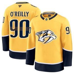 Nashville Predators #90 Ryan O'Reilly Gold 2024-25 Home Stitched Jersey
