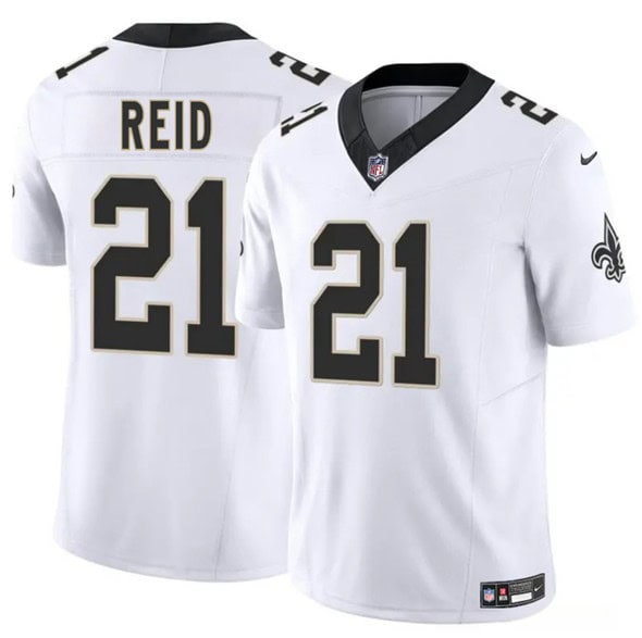 New Orleans Saints #21 Justin Reid White 2025 F.U.S.E. Vapor Limited Stitched Jersey