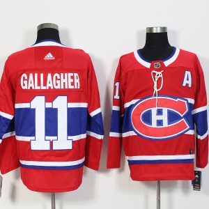 Montreal Canadiens #11 Brendan Gallagher Red Stitched Adidas Jersey