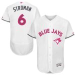 Blue Jays #6 Marcus Stroman White Flexbase Authentic Collection 2016 Mother's Day Stitched Jersey
