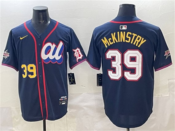 American League #39 Zach McKinstry Navy 2025 All-Star Edition Limited Stitched Jersey