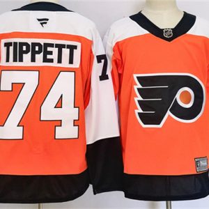 Philadelphia Flyers #74 Owen Tippett Orange 2024 Stitched Jersey