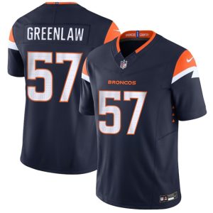 Denver Broncos #57 Dre Greenlaw Navy 2025 F.U.S.E. Alternate Vapor Limited Stitched Jersey