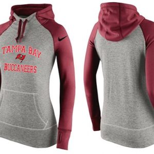 Nike Tampa Bay Buccaneers Performance Hoodie Grey Red_2