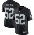 Las Vegas Raiders #52 Elandon Roberts Black 2025 Vapor Stitched Jersey